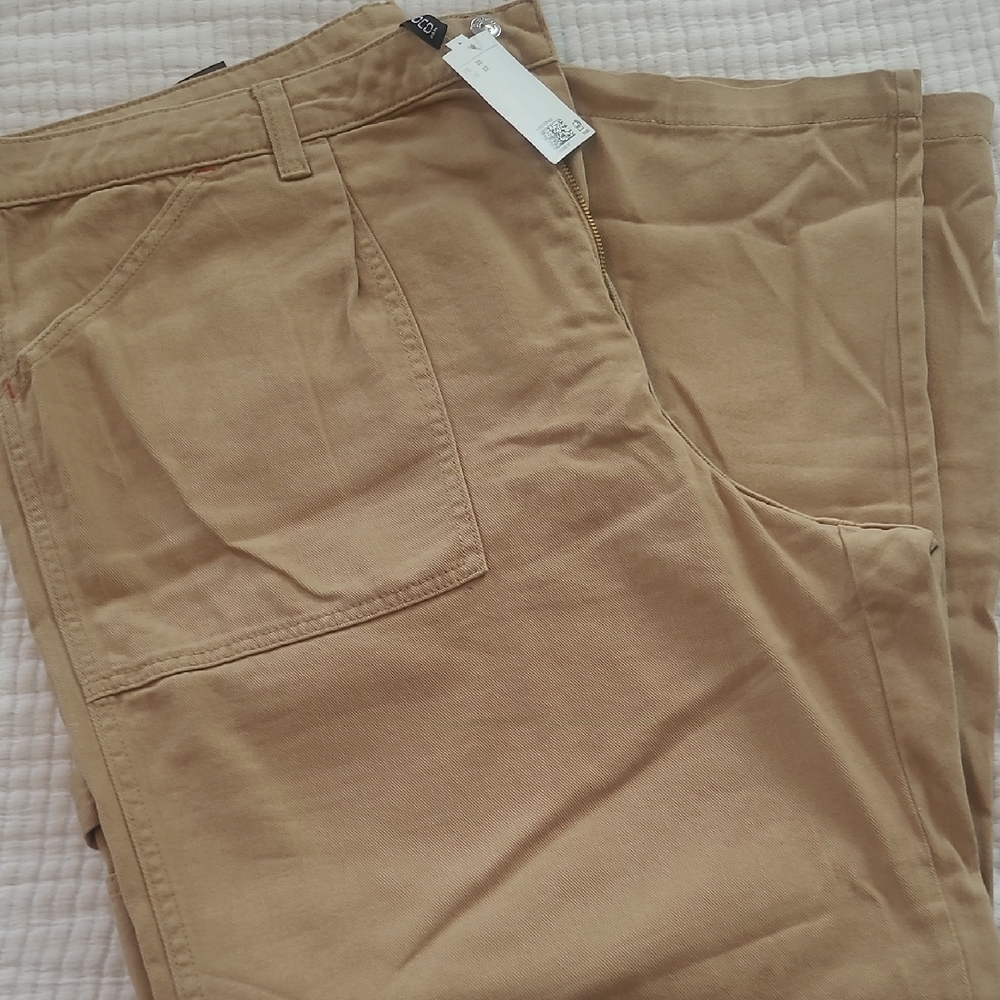 H&M Divided Tan Utility Pants